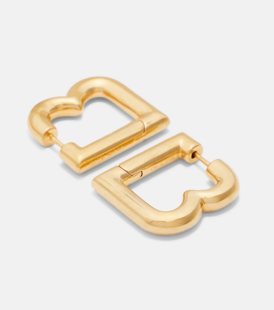  Balenciaga Balenciaga Eisa B Hoop Earrings 