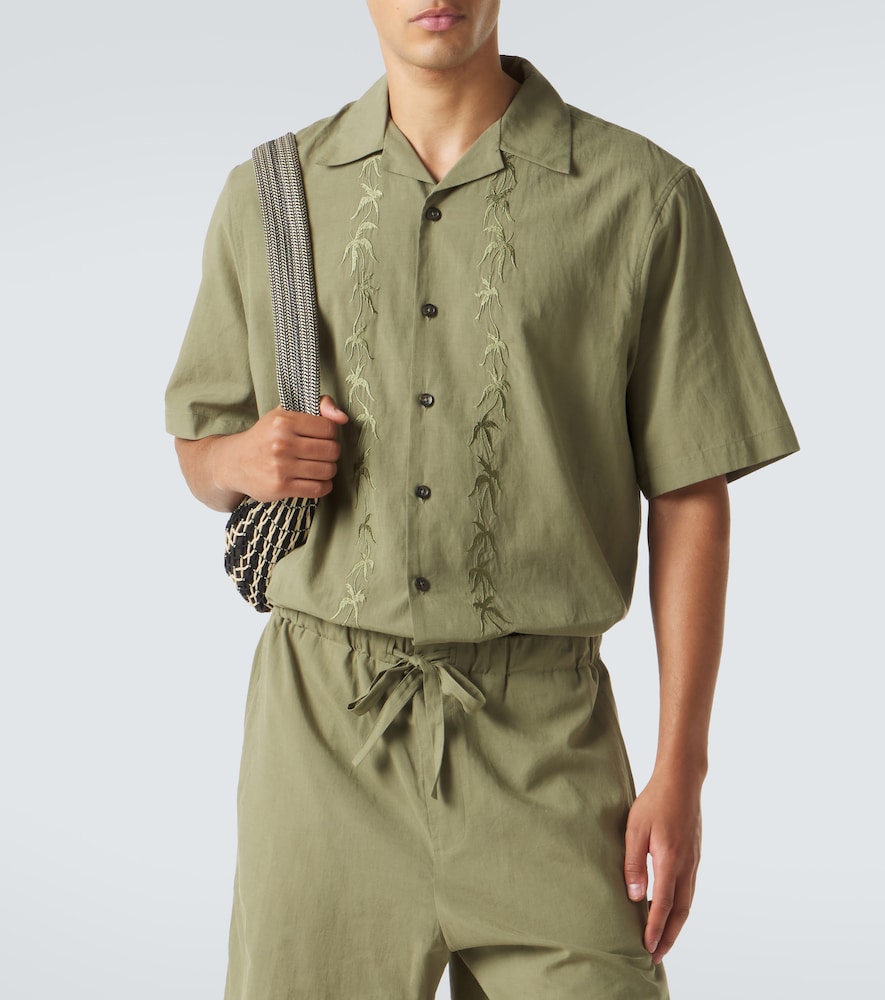  Commas Commas Embroidered Bowling Shirt 