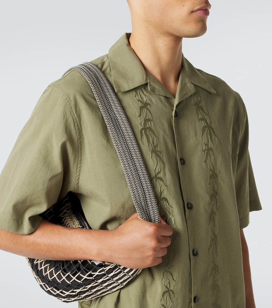  Commas Commas Embroidered Bowling Shirt 