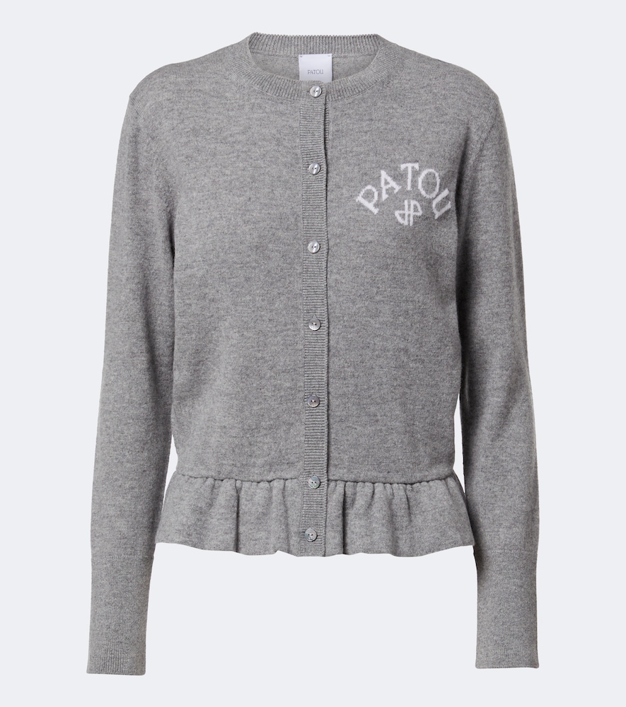 Patou Cardigan en laine et cachemire logo 710 €