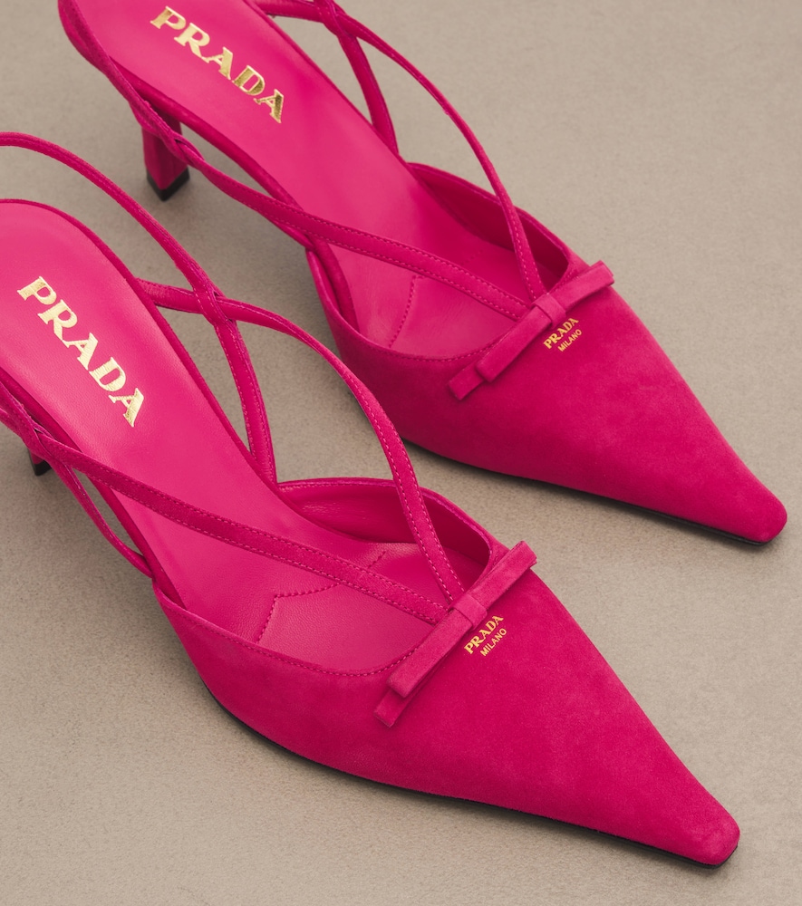Suede Slingback