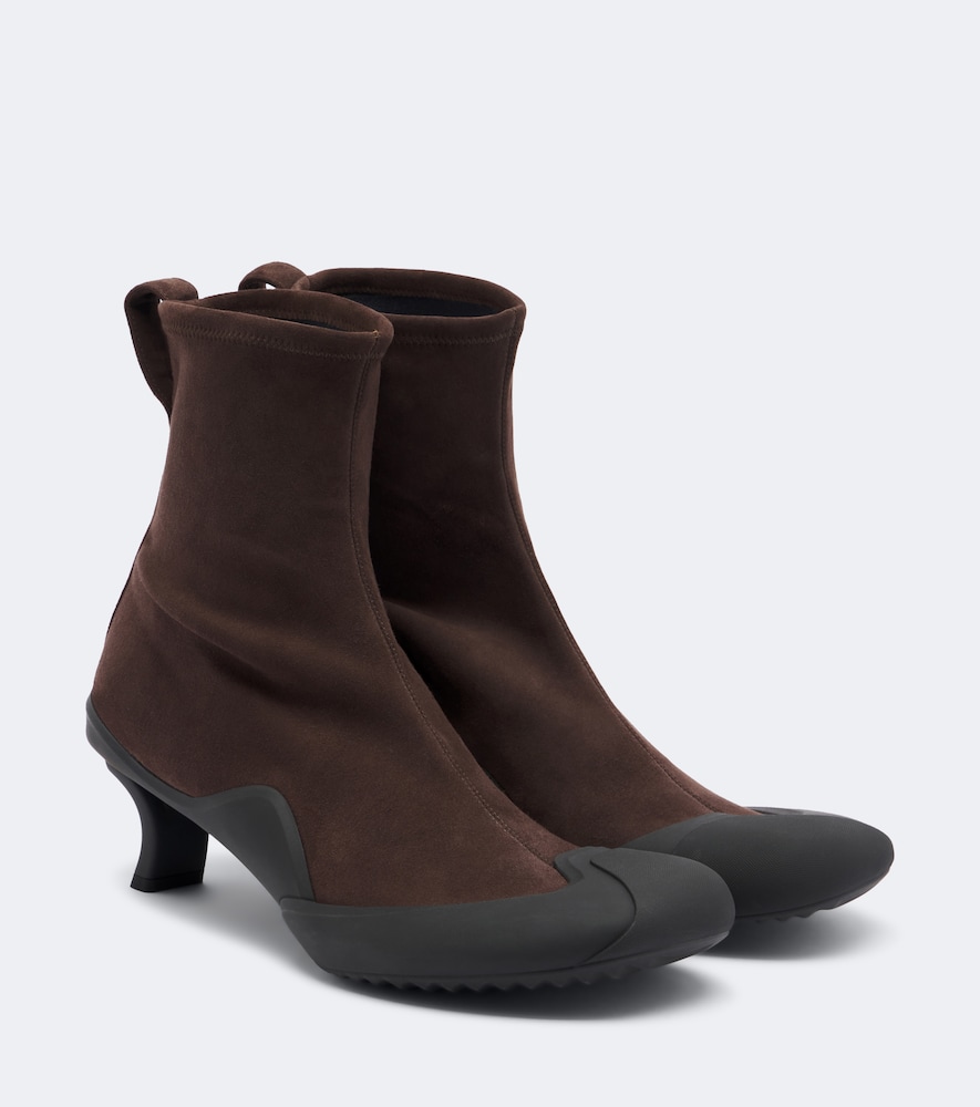 Ankle Boots Dive aus Veloursleder