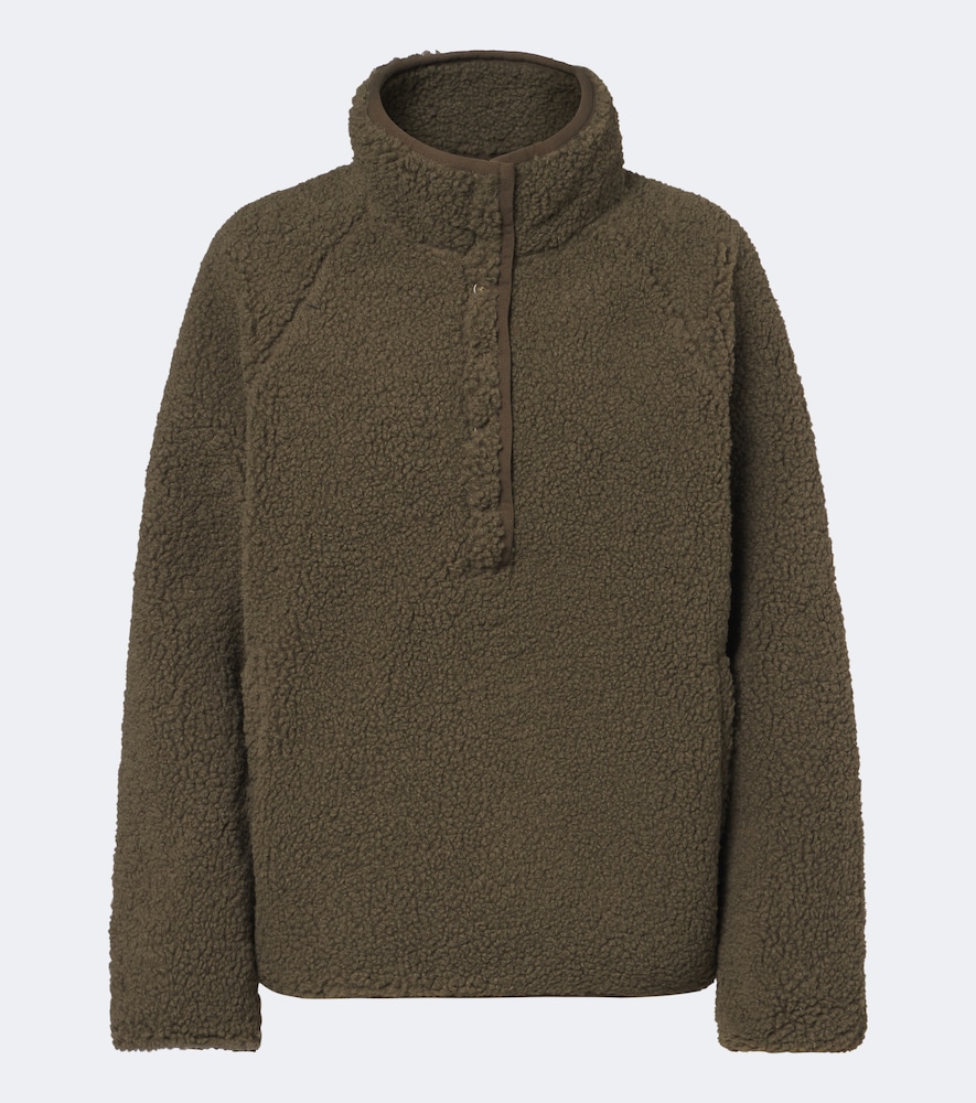 The Upside Harlow Teddy Sweatshirt In Green