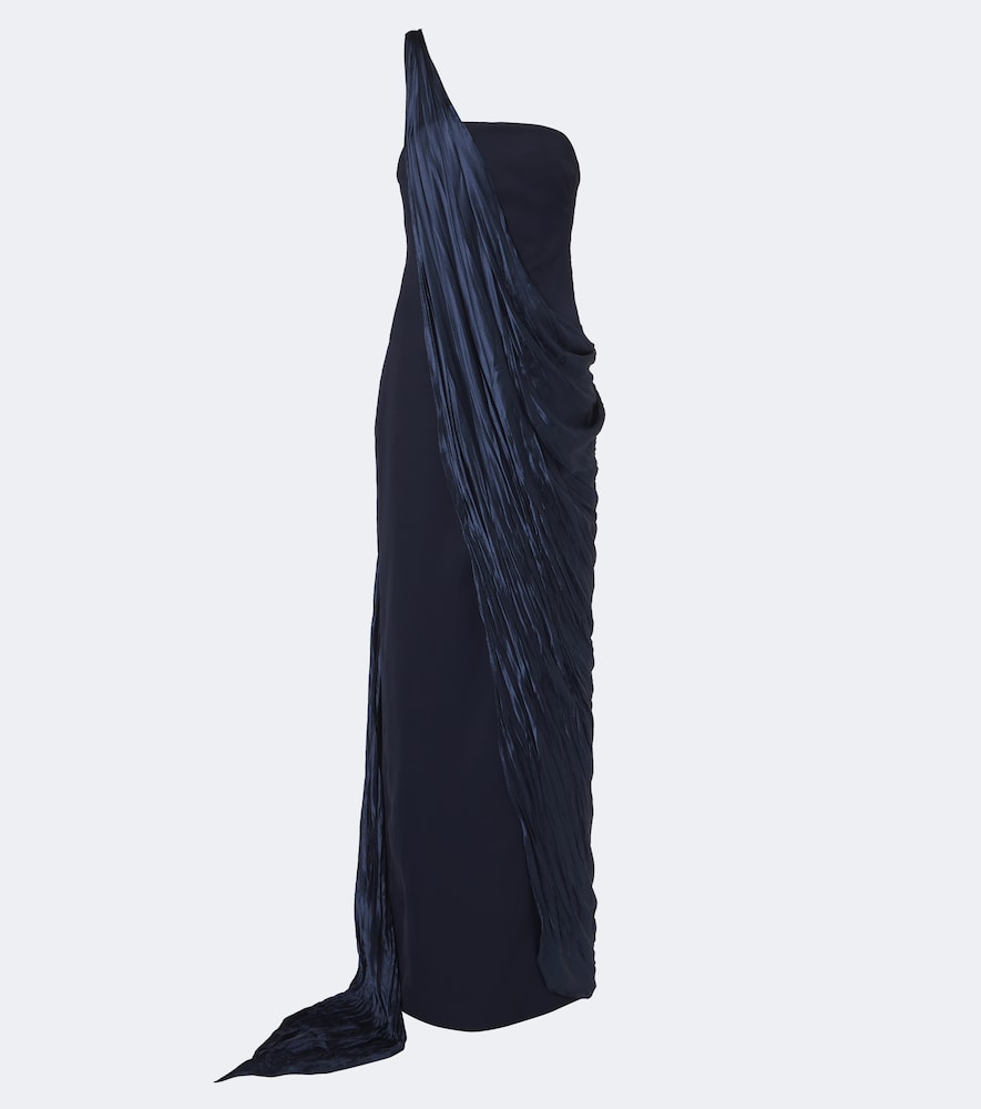 Verziertes Set aus Bustier-Robe und Cape