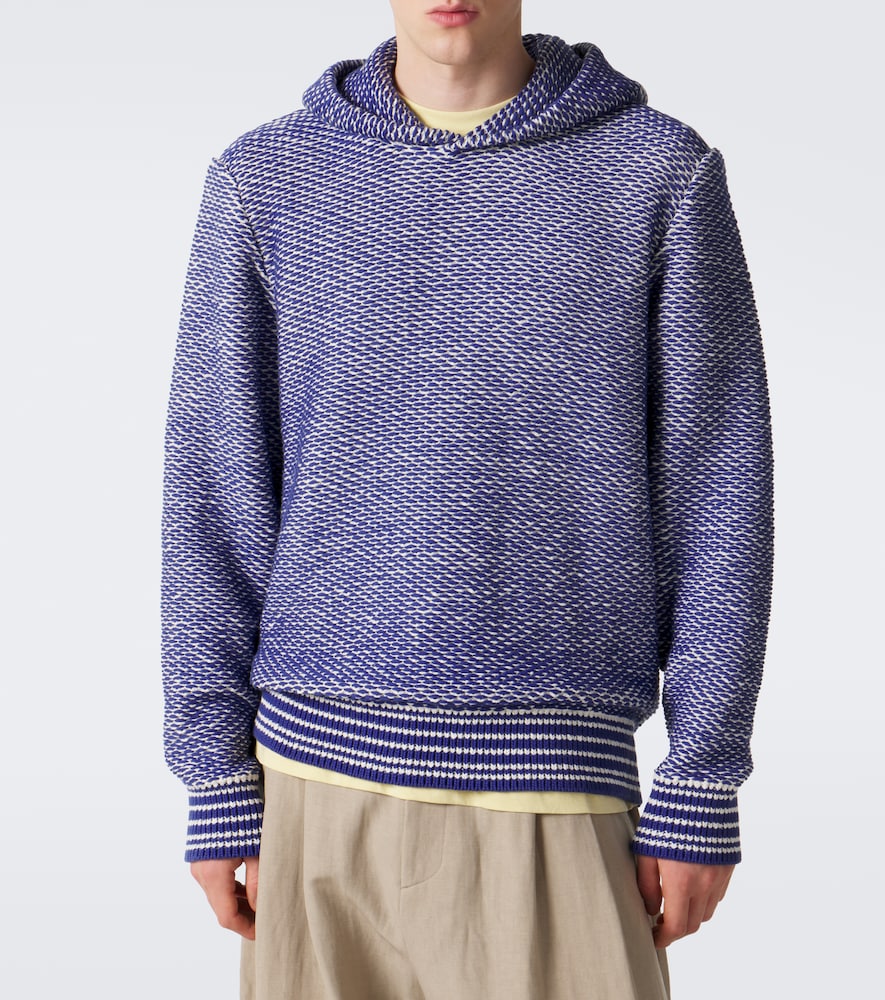 Kirk Cotton And Linen-Blend Hoodie