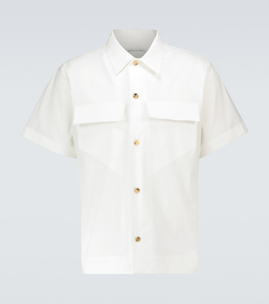 Bottega Veneta White Poplin Military 