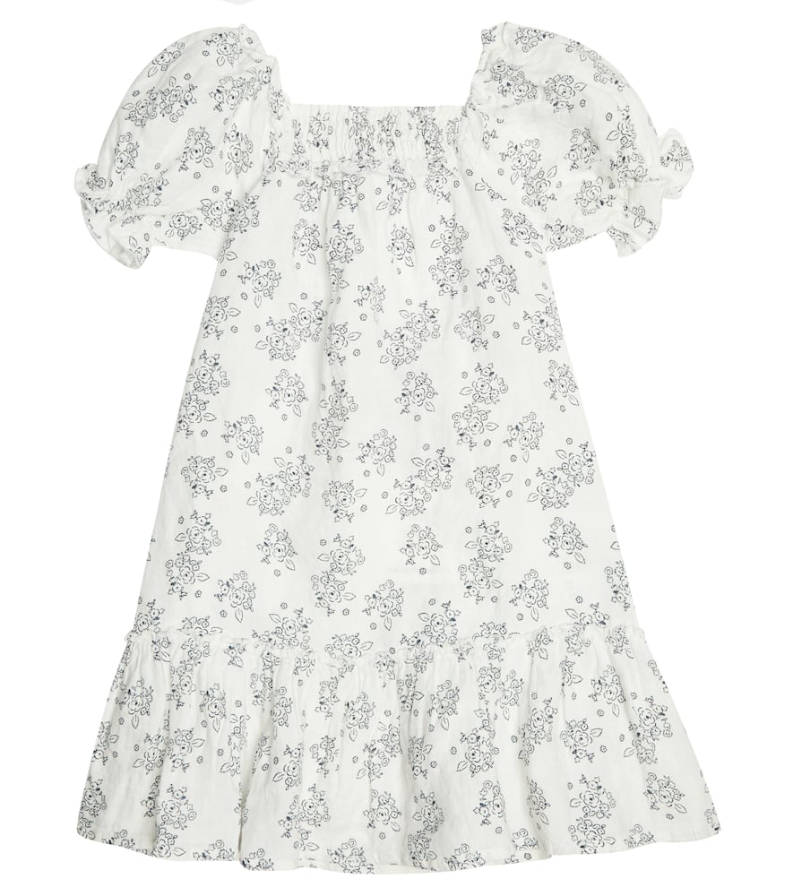 The New Society Atenea floral linen dress