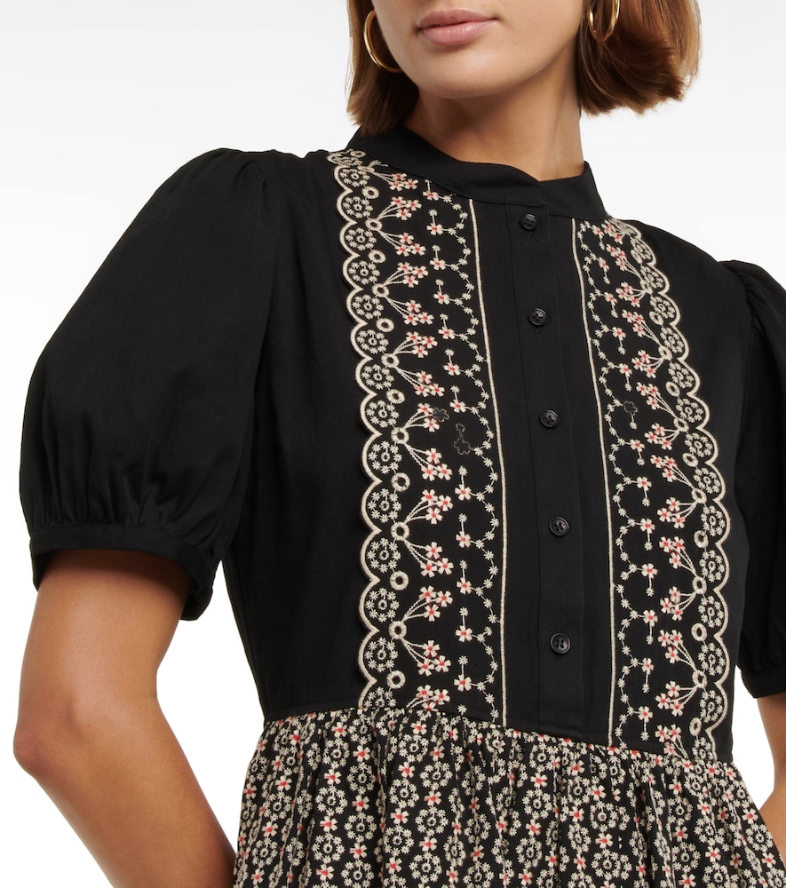  See By Chloe See By Chloé Miniabito In Cotone Con Ricamo 