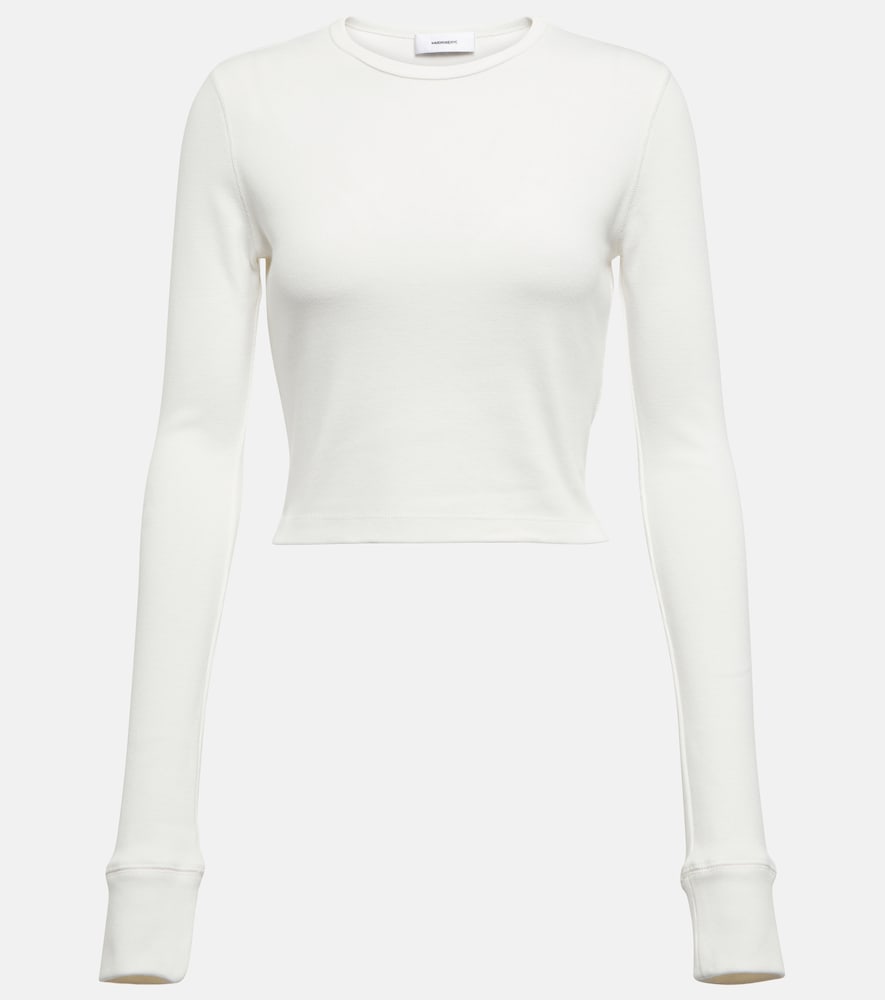 WardrobeNYC x Hailey Bieber Top raccourci HB en coton mlang 154 €