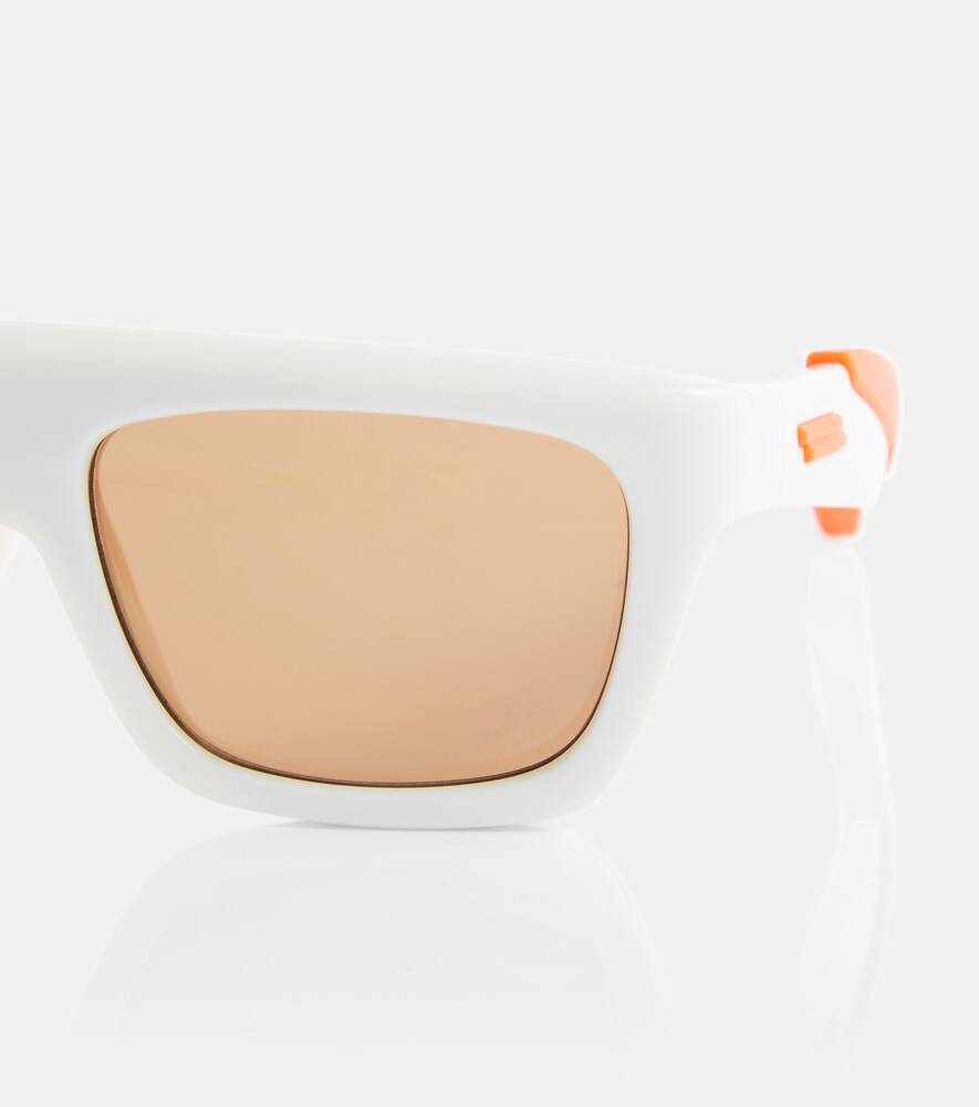 Bottega Veneta Square Sunglasses In Ivory-ivory-brown