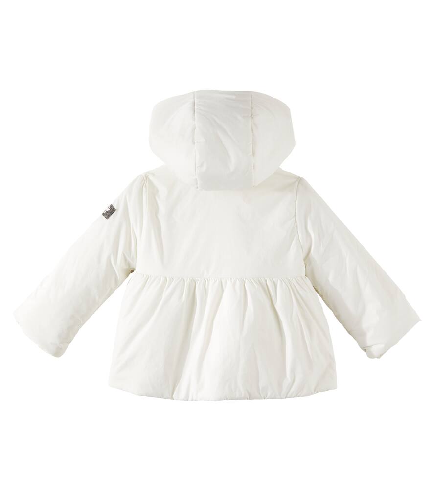 Il Gufo Baby Puffer Jacket In Smoothie Pink