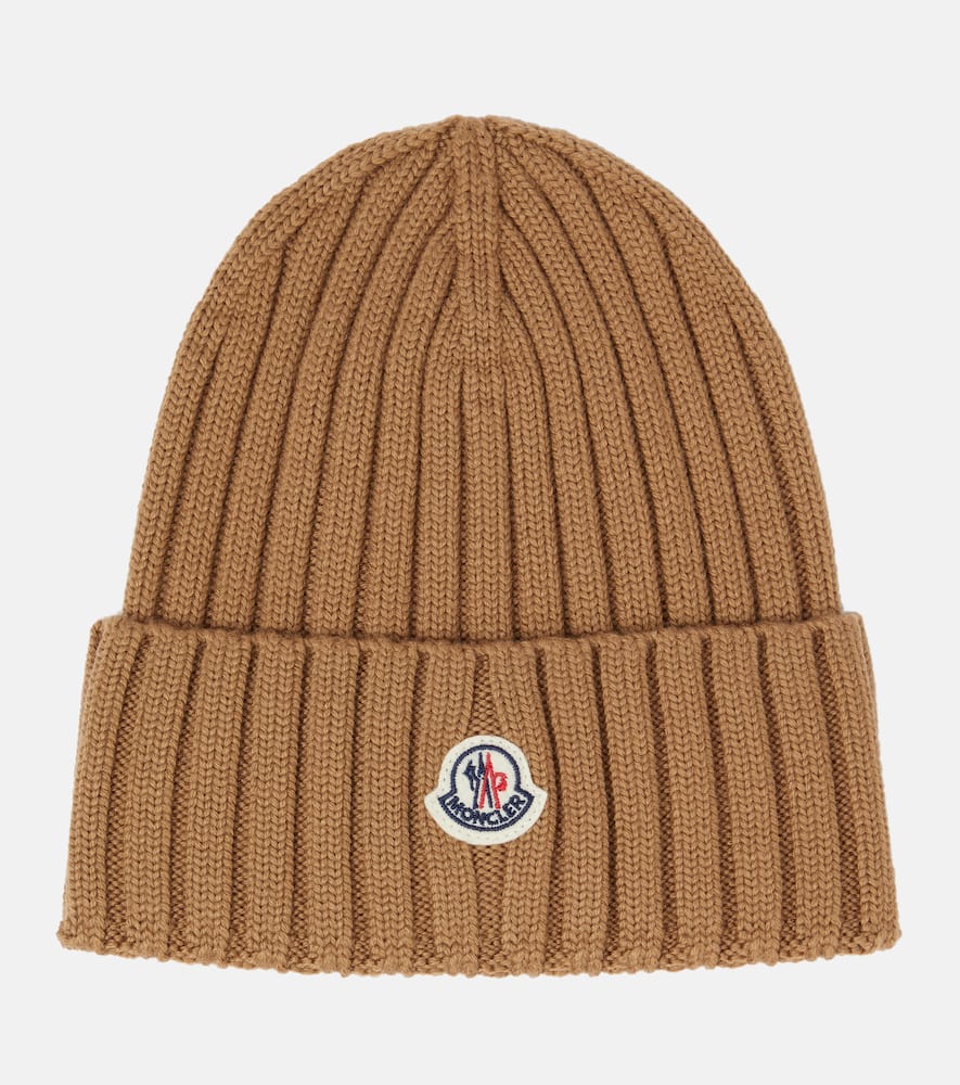 Moncler Ribbed-knit wool beanie