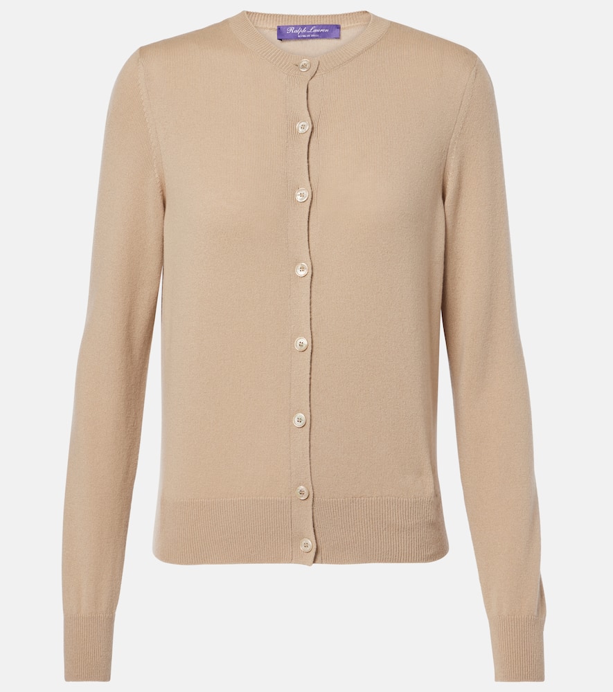 Cable-knit cashmere cardigan