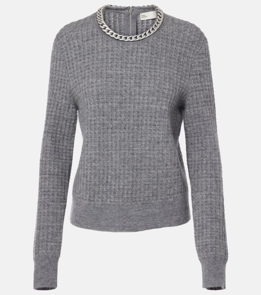 Tory Burch Waffle-knit sweater