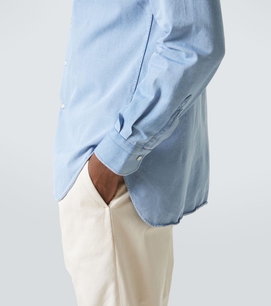 Kiton デニムシャツ