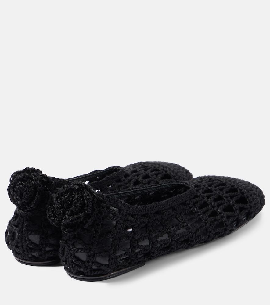  Magda Butrym Magda Butrym Crochet Ballet Flats 