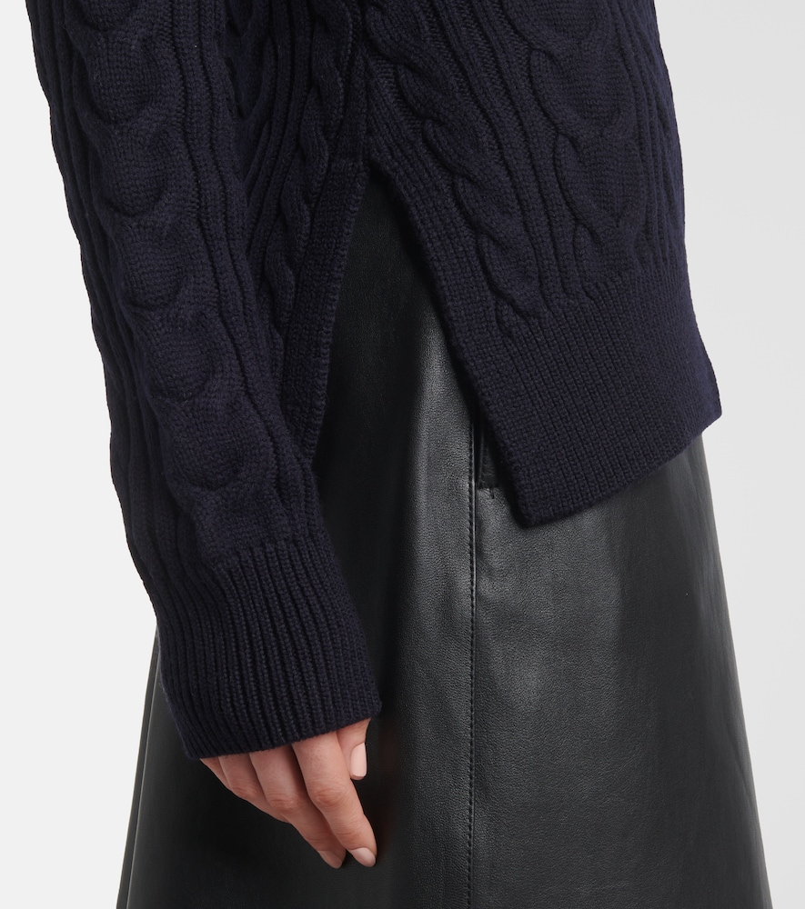  Toteme Toteme Rollkragenpullover Aus Wolle Und Baumwolle 