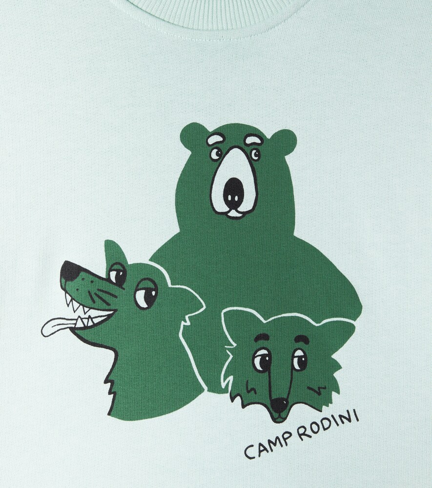  Mini Rodini Mini Rodini Sudadera De Jersey De Algodón Estampada 