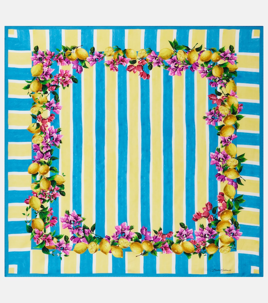 DolceGabbana Foulard imprim en soie 346 €