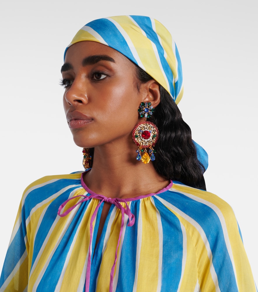 Dolce & Gabbana Printed silk twill scarf
