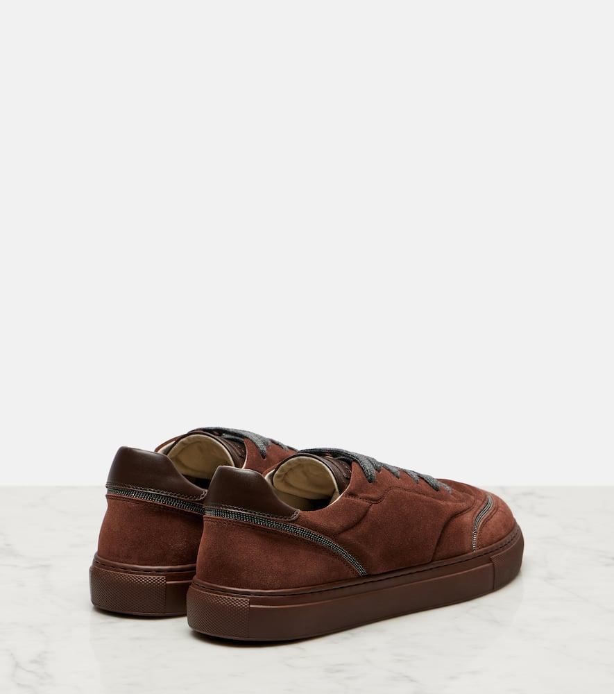 Brunello Cucinelli Monili Suede Sneakers