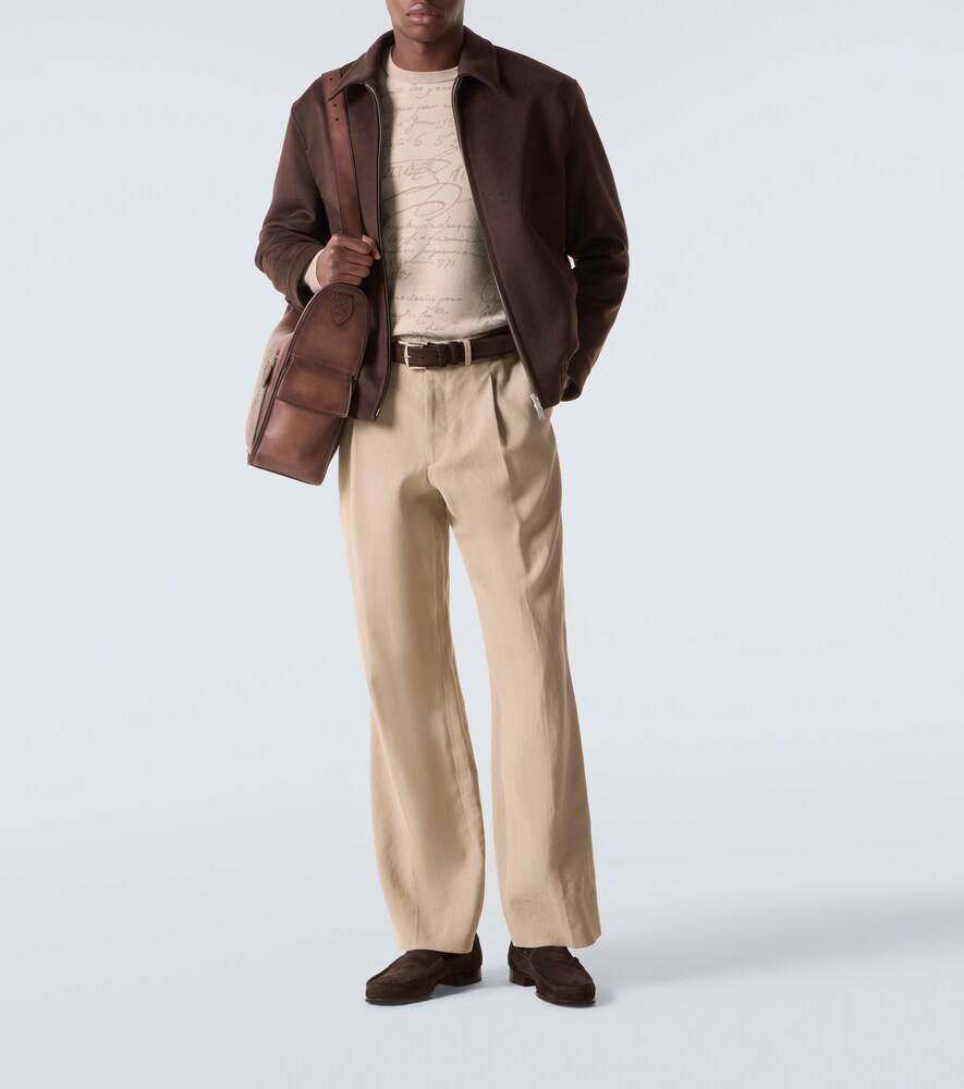  Berluti Berluti Scritto Wool And Cashmere Sweater 