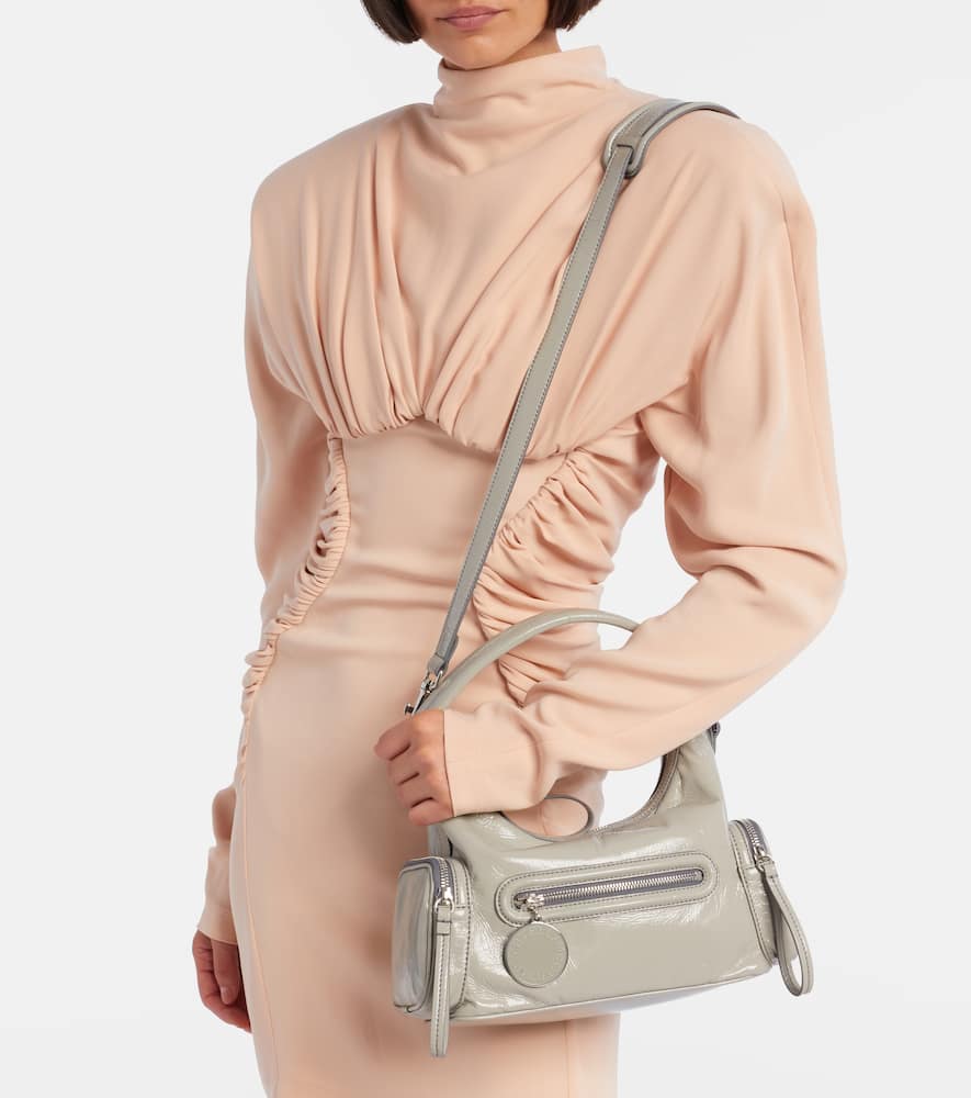 Stella Mccartney Dartmoor Shoulder Bag In Gray