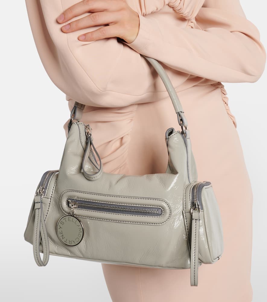 Stella Mccartney Dartmoor Shoulder Bag In Gray