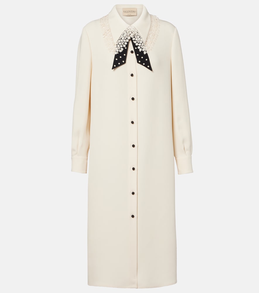 Valentino Cady Couture lace-trimmed midi dress