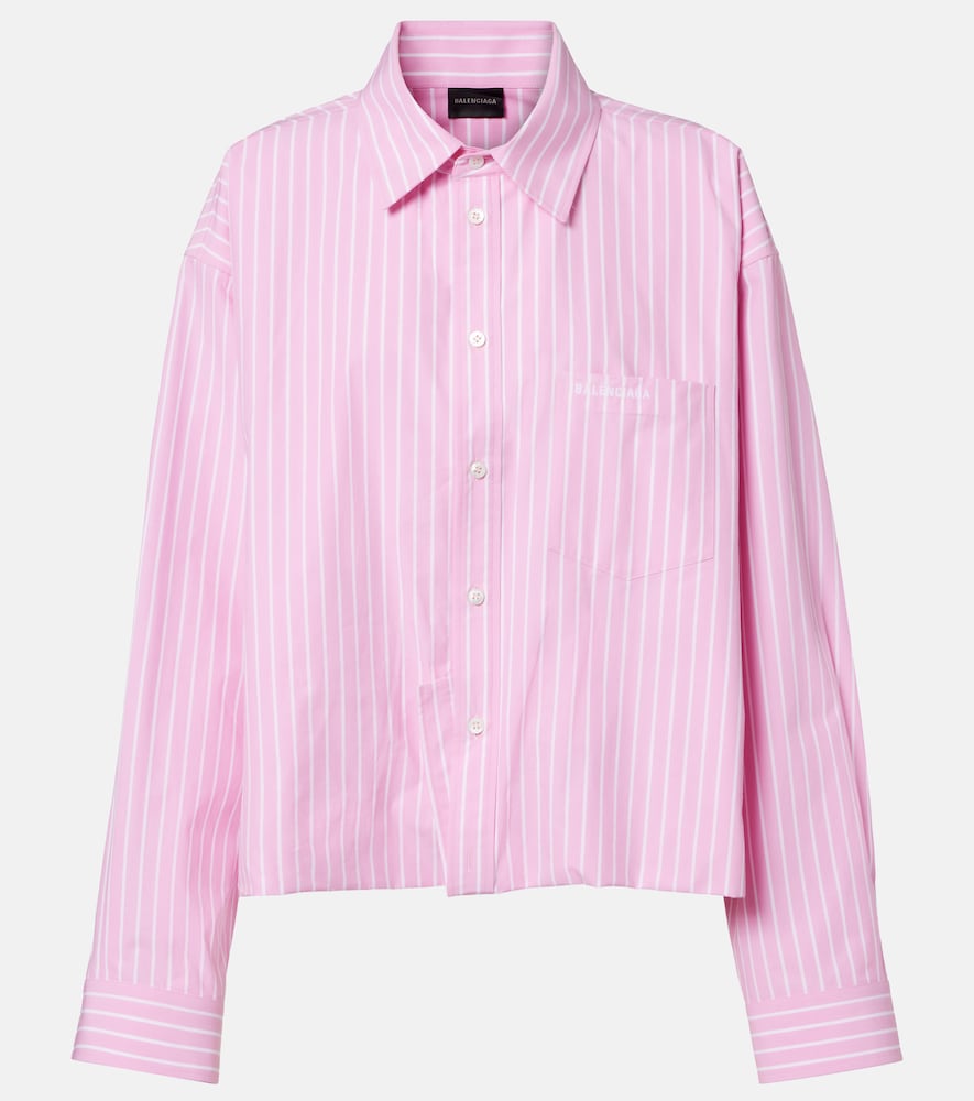Balenciaga Striped cotton poplin shirt