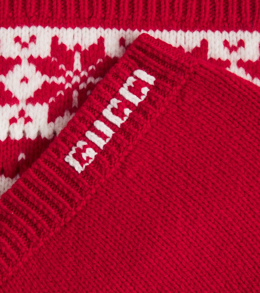  Gucci Kids Gucci Kids Fair Isle Wool Skirt 