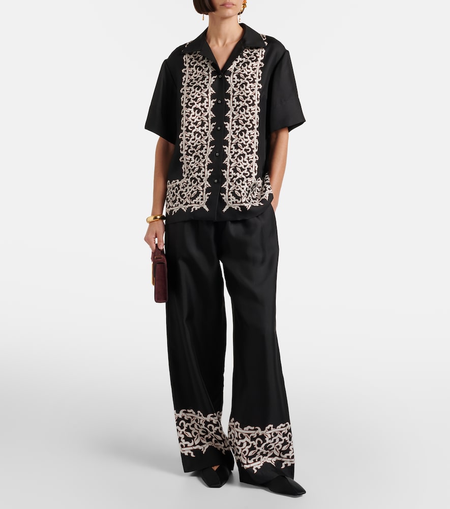 Rebecca Vallance Sundia silk shirt