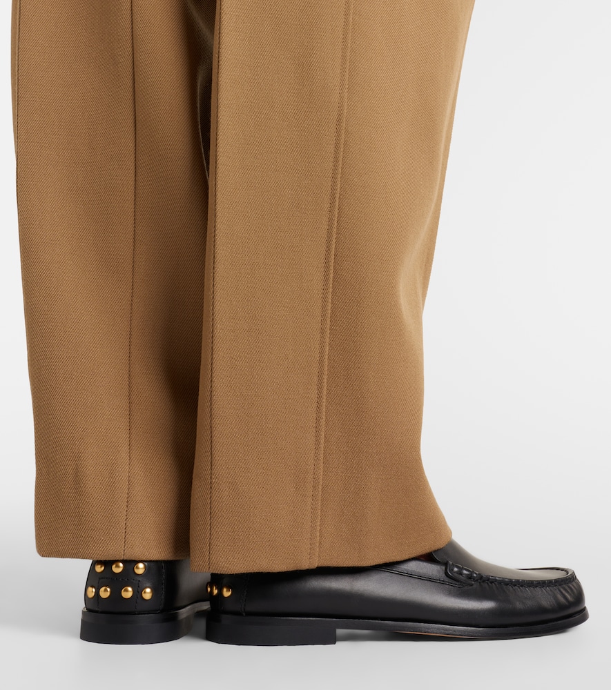 Tod's Studded leather loafers