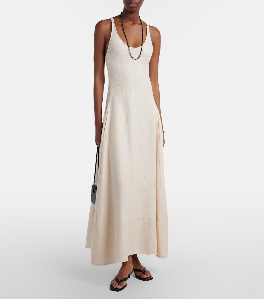 Toteme Cotton tweed maxi dress