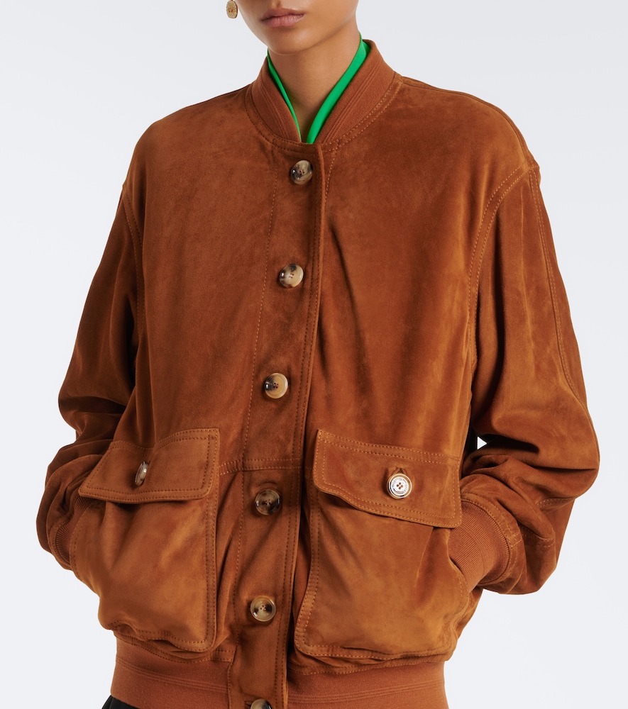 Garavani Caban Suede Bomber Jacket