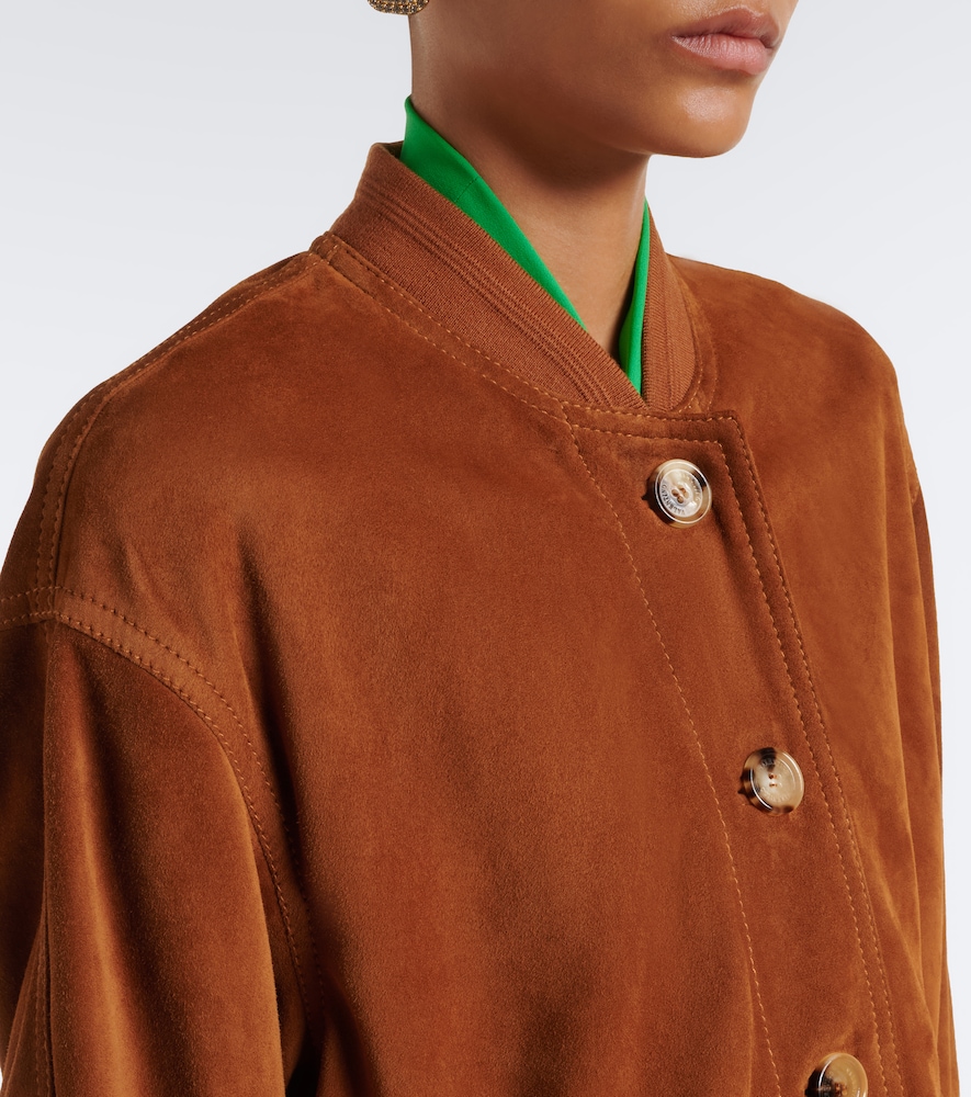 Garavani Caban Suede Bomber Jacket