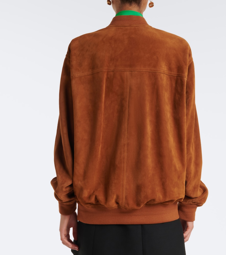 Garavani Caban Suede Bomber Jacket