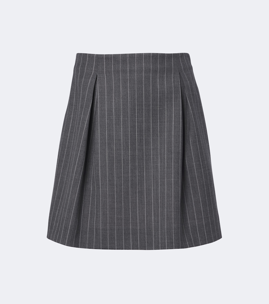 Valentino Pinstripe virgin wool miniskirt - Women's Clothing