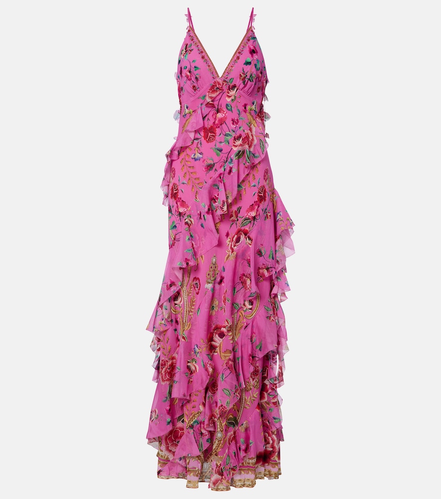 Maxikleid aus Seide