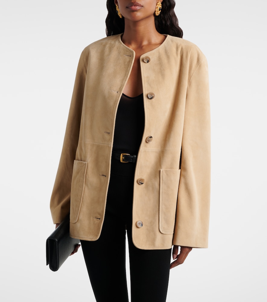 Nour Hammour Nour Hammour Suede Jacket 