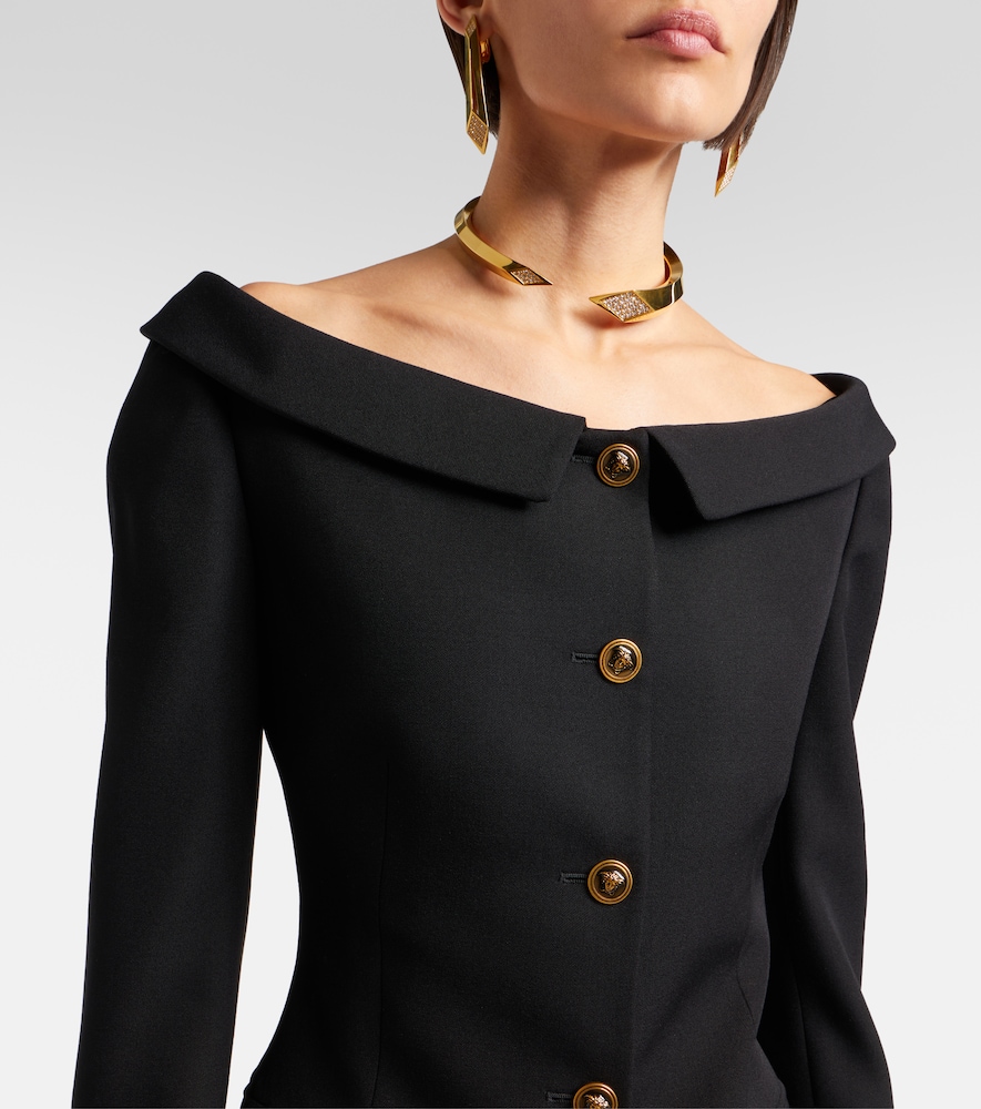Virgin Wool Grain De Poudre Jacket