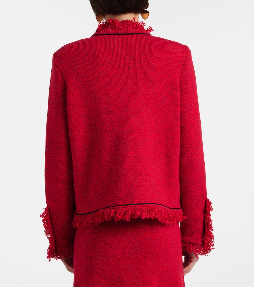 Fringed-Trimmed Jacket