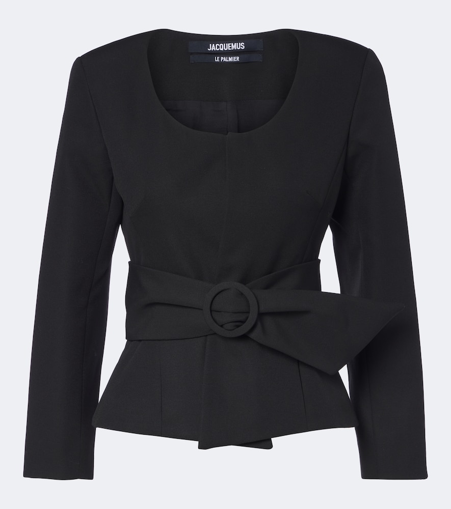 Miami belted virgin wool jacket Miami belted virgin wool jacket