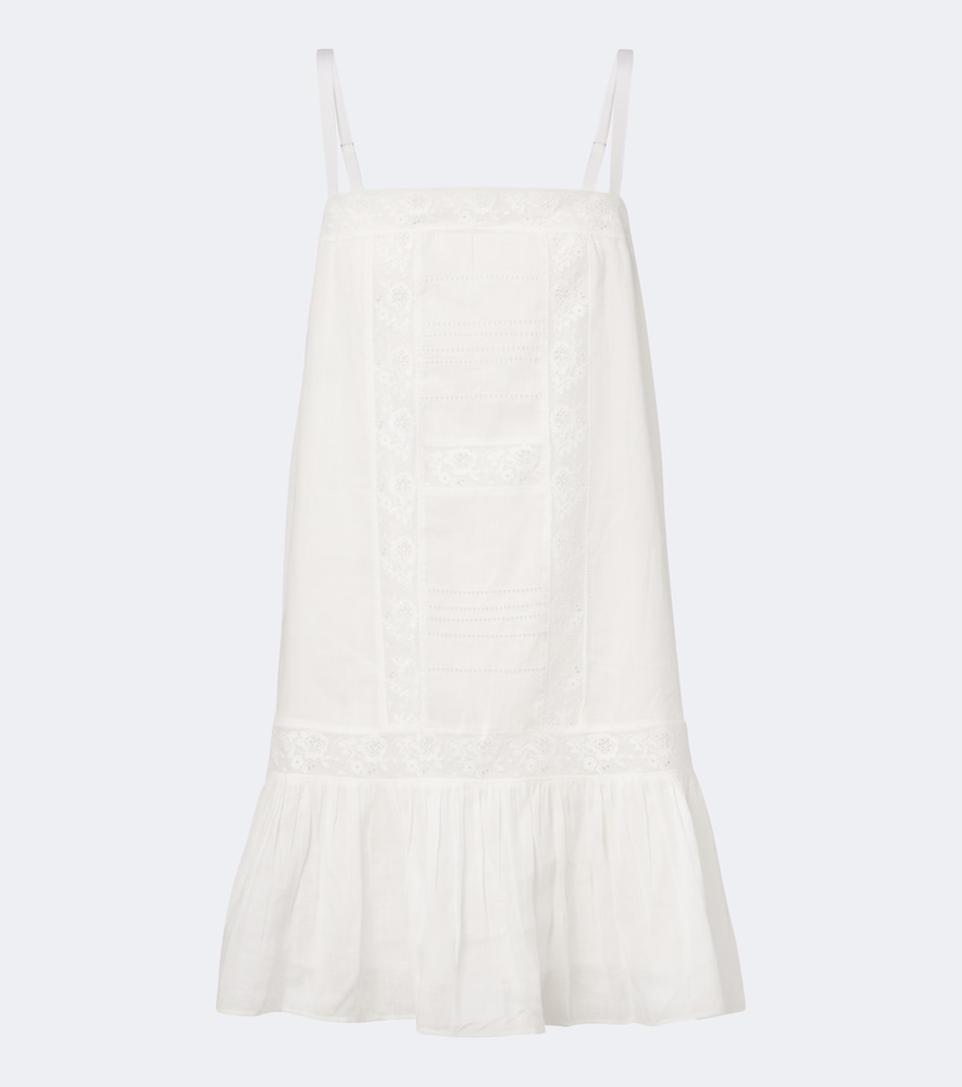 Veronica Beard Women's White Naderah Ramie Minidress UK Size 10 - Mytheresa