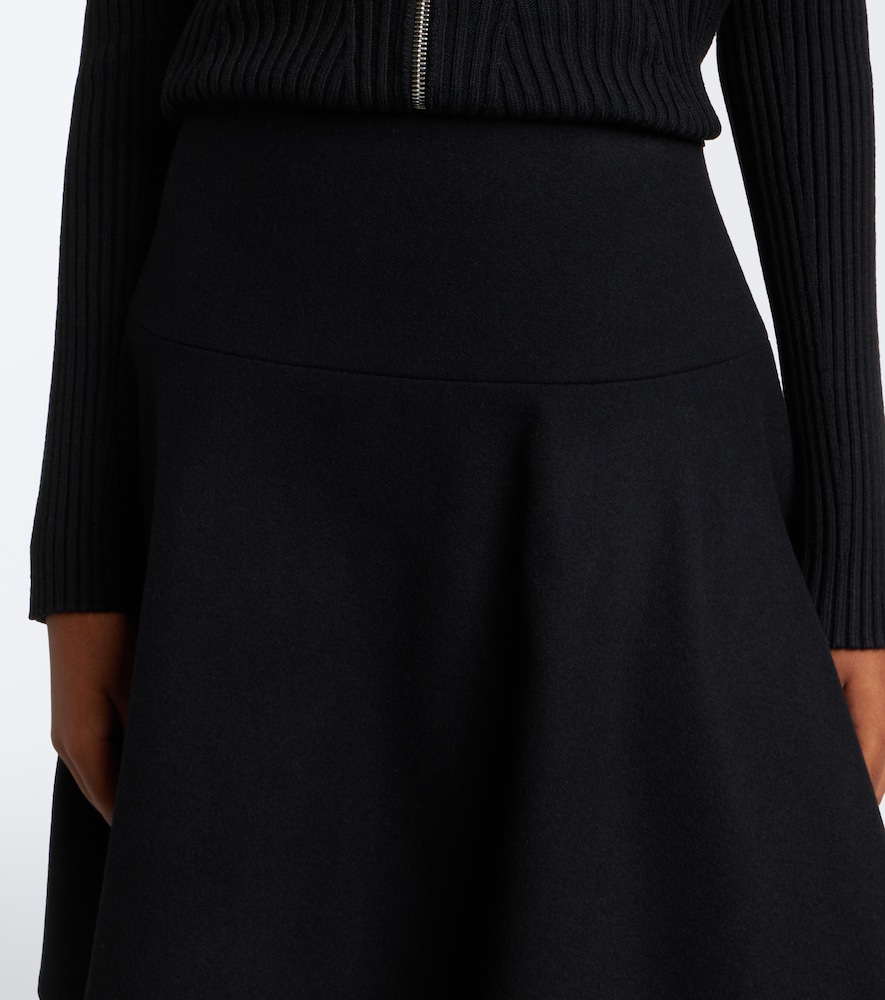 Alaïa Wool Miniskirt