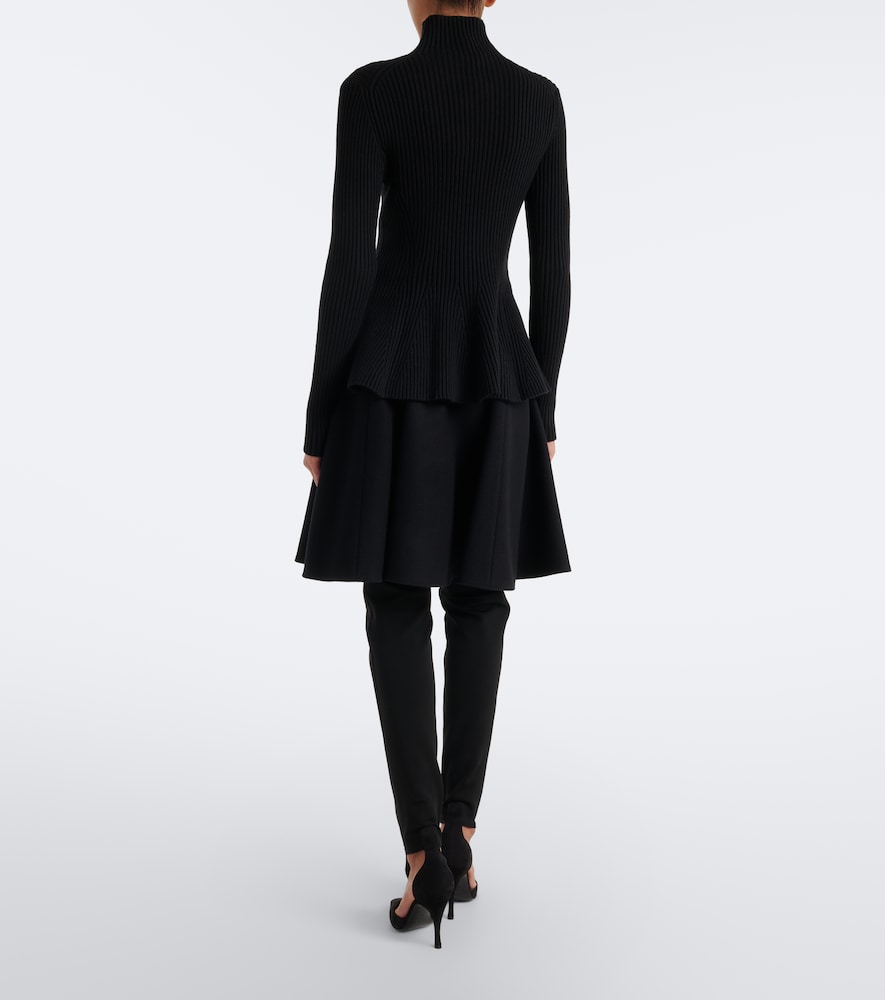 Alaïa Wool Miniskirt