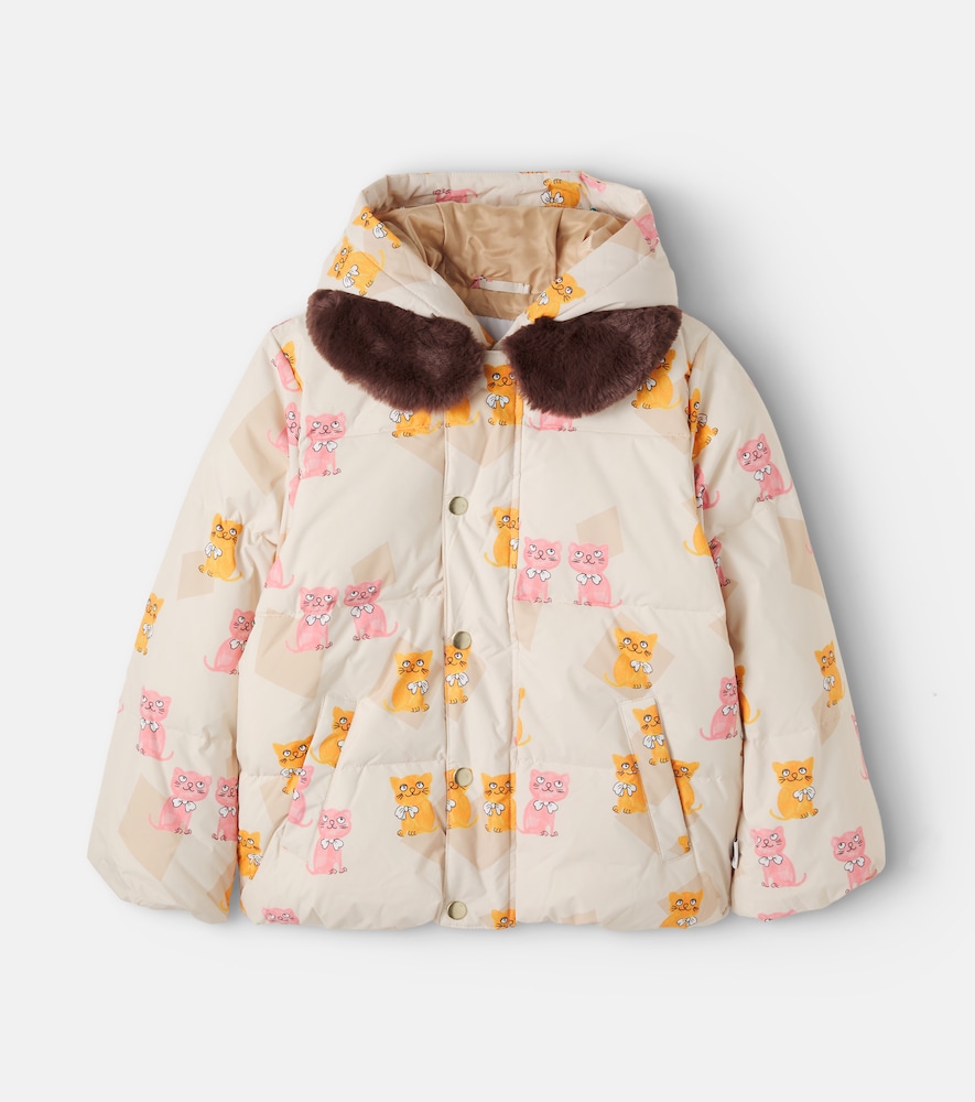 Bedruckte wattierte Jacke