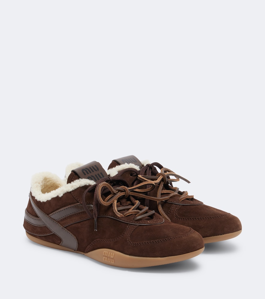 Sneakers Gymnasium in suede con pelle