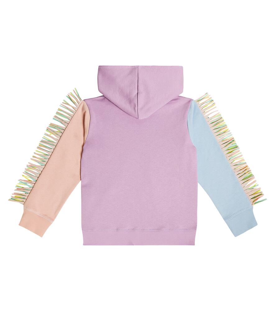 Stella Mccartney Printed Cotton Hoodie In Multicoloured