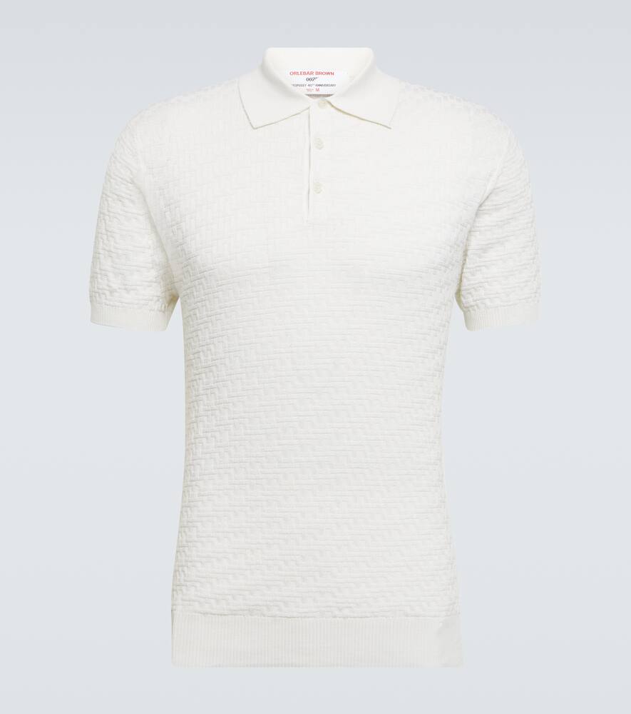 Orlebar Brown 007 Burnham silk-blend polo sweater